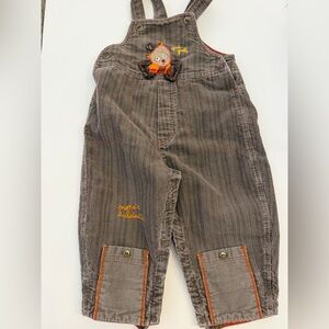 Catimini Brown Kids corduroy Overalls size 81